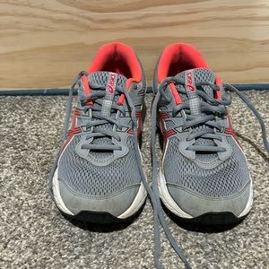 ASICS sneakers. Great and coral pink. Size 9 1/2 women’s.